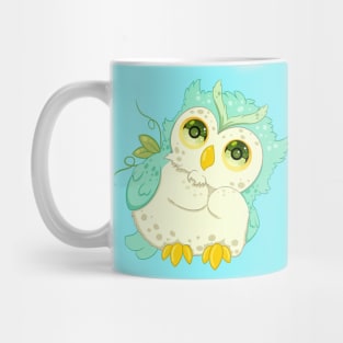 The little green owl- for Men or Women Kids Boys Girls love owl Mug